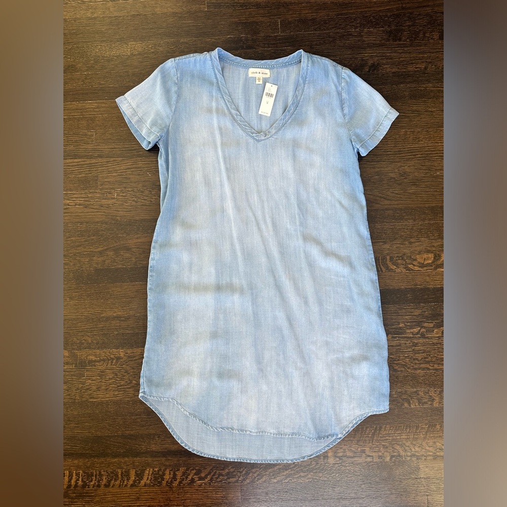 NWT Cloth and Stone denim dress size medium from Anthropologie